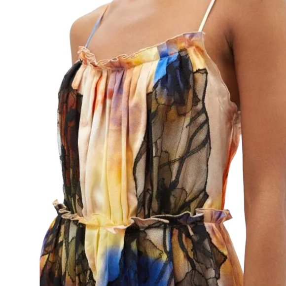 JASON WU Collection RUNWAY Silk Midi Dress Size: S | US 4 NEW - Picture 10 of 16